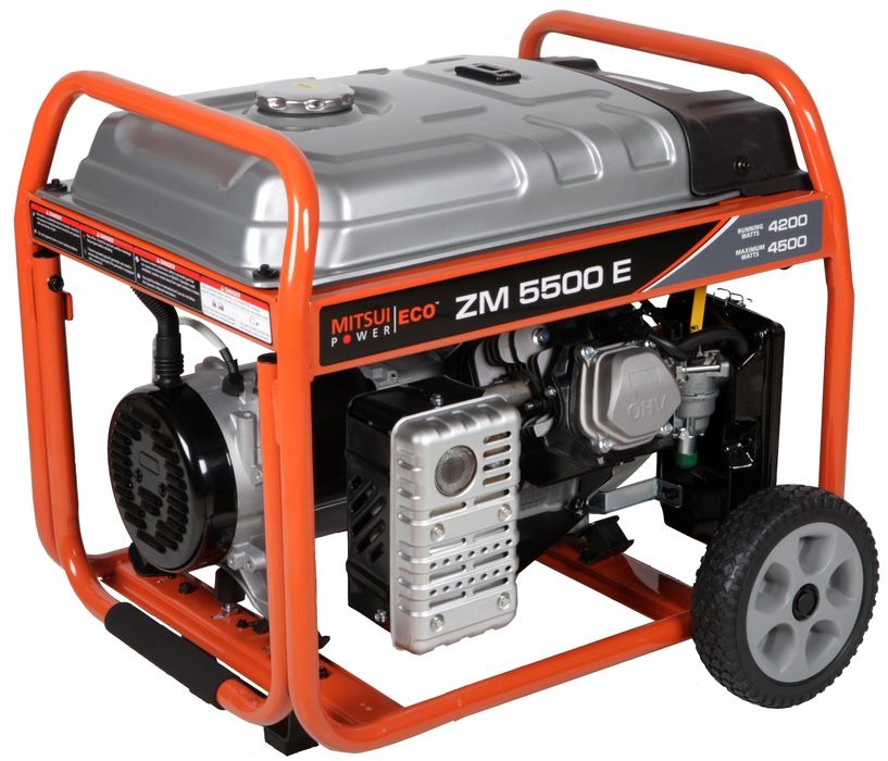 Бензиновый генератор Mitsui Power Eco ZM 5500 E фото#2