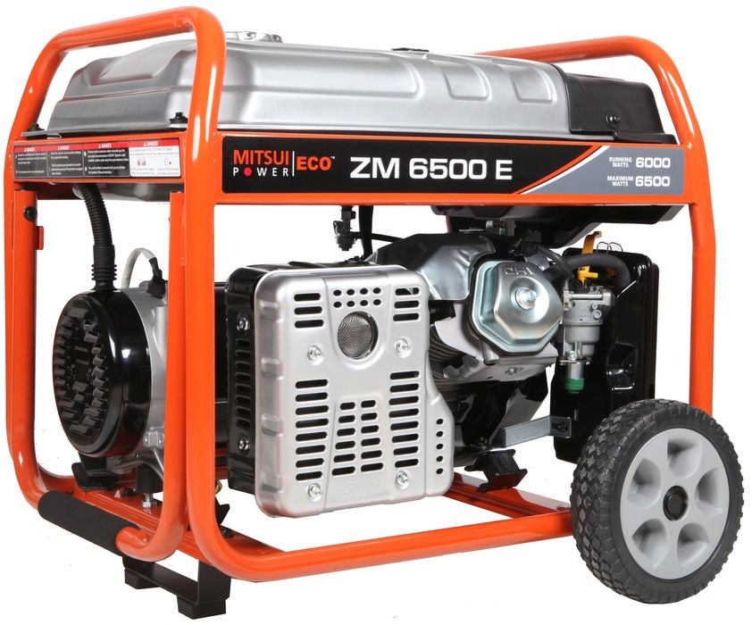 Бензиновый генератор Mitsui Power Eco ZM 6500 E фото#2