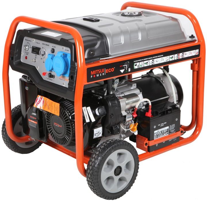 Бензиновый генератор Mitsui Power Eco ZM 6500 E фото#3