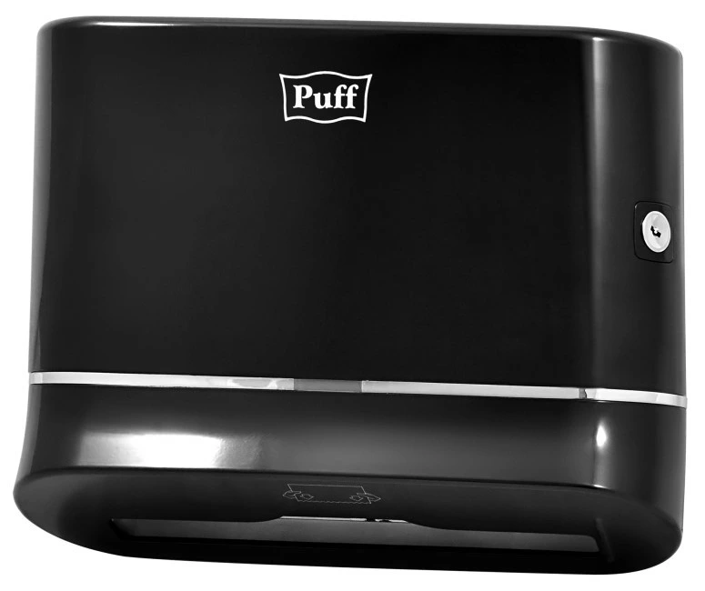Диспенсер для бумажных полотенец Puff 5135Bl, чёрный