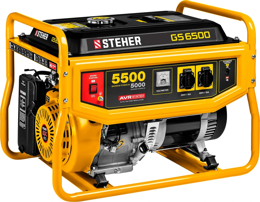 Бензиновый генератор STEHER GS-6500