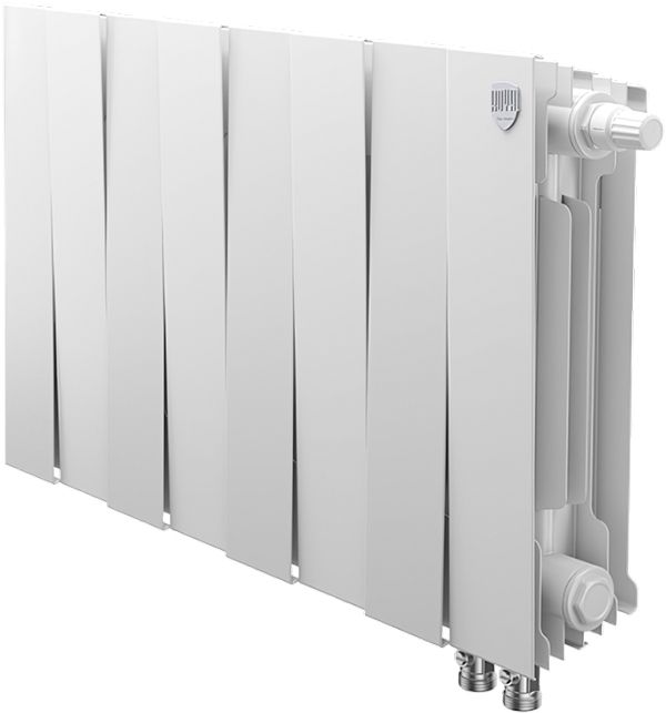 Биметаллический радиатор Royal Thermo Pianoforte 300 VDR80 8 секц. Bianco Traffico