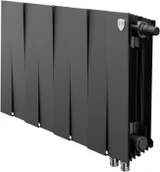 Биметаллический радиатор Royal Thermo Pianoforte 300 VDR80 8 секц. Noir Sable