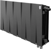 Биметаллический радиатор Royal Thermo Pianoforte 300 VDR80 10 секц. Noir Sable