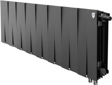Биметаллический радиатор Royal Thermo Pianoforte 300 VDR80 16 секц. Noir Sable