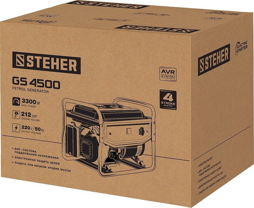 Бензиновый генератор STEHER GS-4500 фото#7