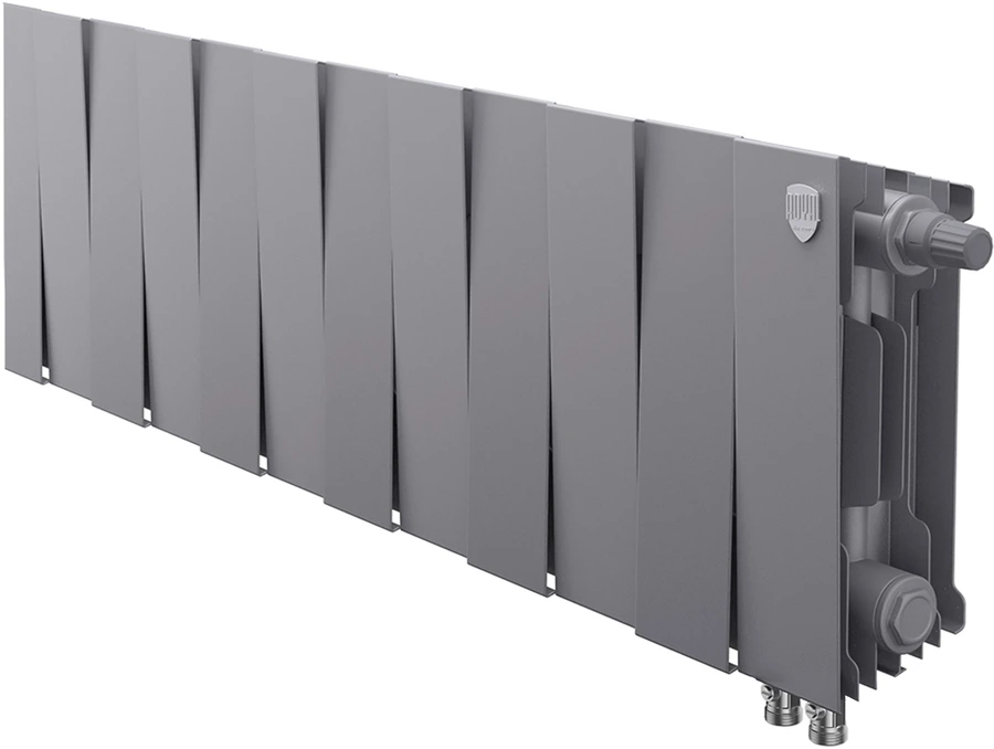 Биметаллический радиатор Royal Thermo PianoForte 200 Silver Satin VDR80 - 12 секц.