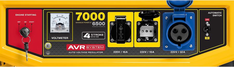 Бензиновый генератор STEHER GS-8000Е фото#5