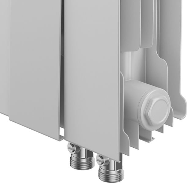 Биметаллический радиатор Royal Thermo PianoForte 200 Bianco Traffico VDR80 - 18 секц. фото#2