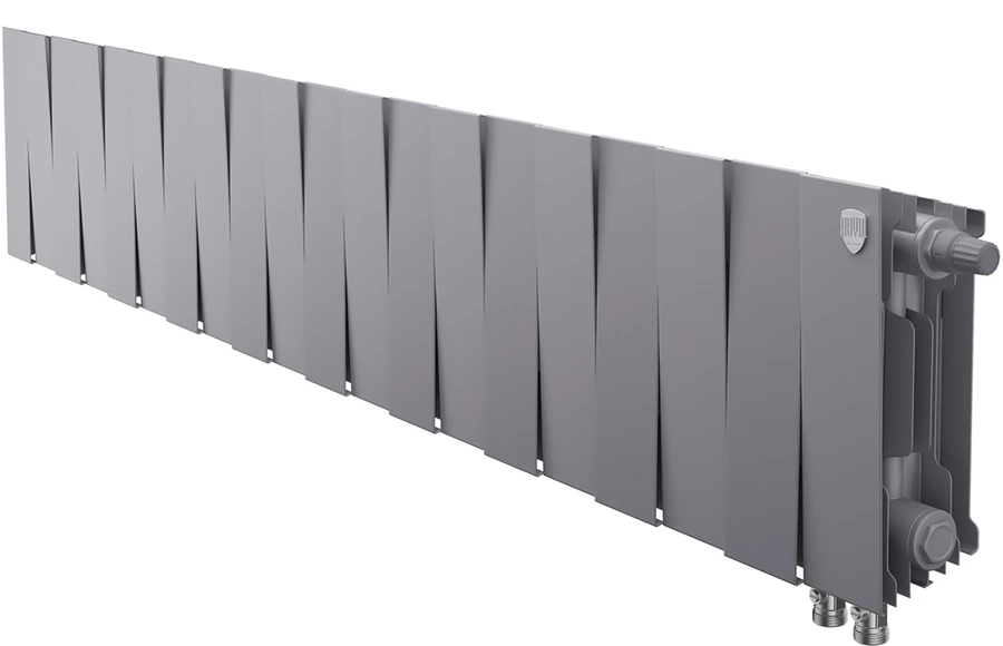 Биметаллический радиатор Royal Thermo PianoForte 200 Silver Satin VDR80 - 20 секц.