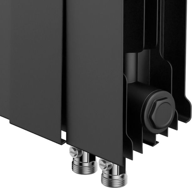 Биметаллический радиатор Royal Thermo PianoForte 200 Noir Sable VDR80 - 14 секц. фото#3