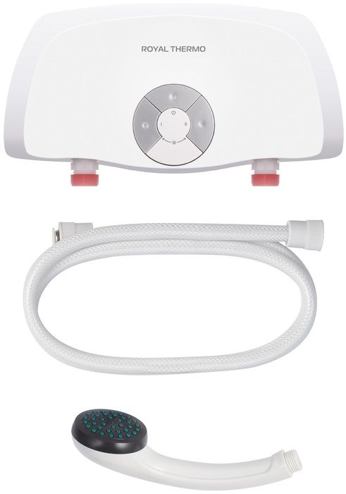 Электрический проточный водонагреватель Royal Thermo Smartfix S (3,5 kW) - душ фото#3