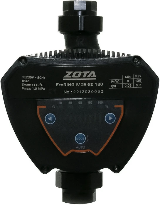 Насос для отопления Zota EcoRING IV 25-80 180