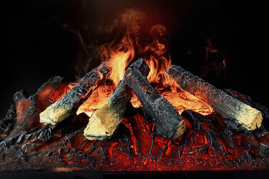 Встраиваемый очаг в модуль Royal Flame Design L560RF 3D LOG фото#6