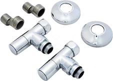 Вентиль для водяного полотенцесушителя Тругор К-т вент 3/4"-1/2"(КР)