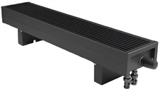 Водяной конвектор Vitron ВКН.100.200.1100.2ТГ Черный, с термовентилем