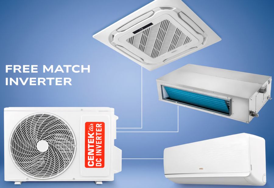 Внешний блок мульти сплит-системы Centek Free Match CT-66AM2-H18/4DR3C фото#4