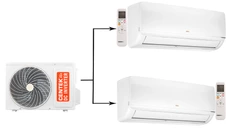 Мульти сплит система Centek CT-66AM2-H18/4DR3C/CT-66AMWM-H09/4R3B(FX)*2