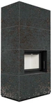 Готовый дровяной каминокомплект Kratki FLOKI PRO OXIDE NERO