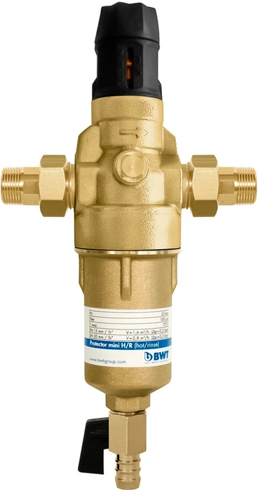 Магистральный фильтр BWT Protector mini H/R 3/4" HWS (с редуктором давления)