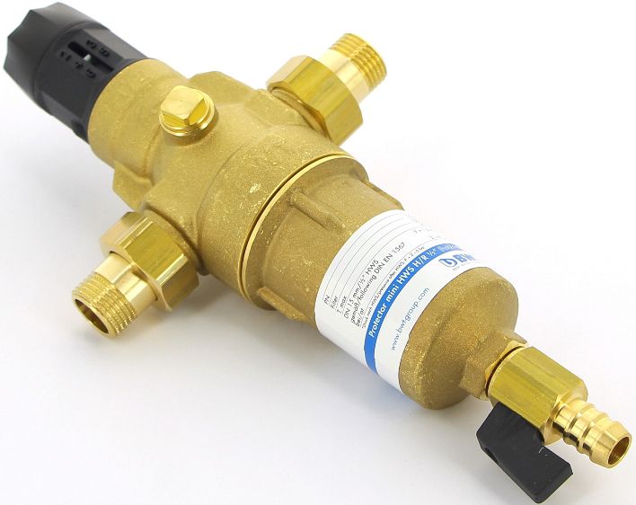 Магистральный фильтр BWT Protector mini H/R 1/2" HWS с редуктором давления (ст.арт. 10560) фото#3