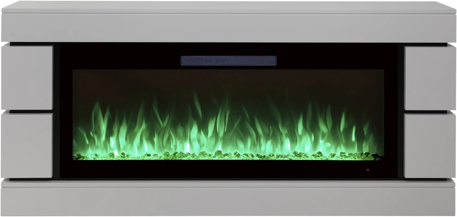 Линейный электрокамин Real-Flame SEATTLE 42 BV GR-P712 с очагом SAPHIR 42