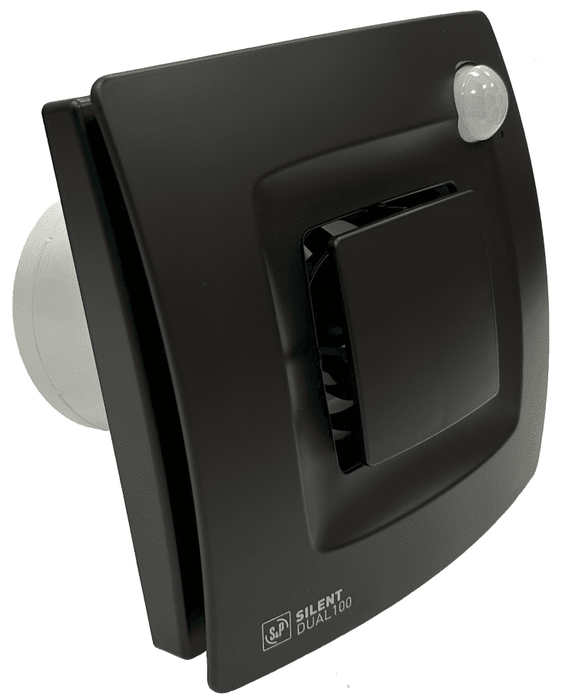 Вытяжка для ванной Soler & Palau SILENT DUAL 100 MATT BLACK фото#2
