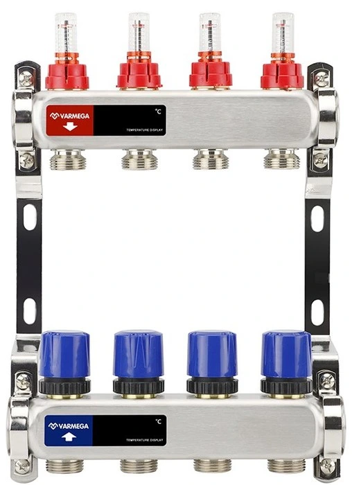 Для отопления VARMEGA VM15104 1", 4 x 3/4"EK