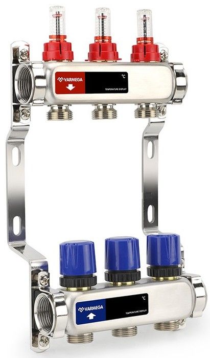 Для отопления VARMEGA VM15103 1", 3 x 3/4"EK фото#2