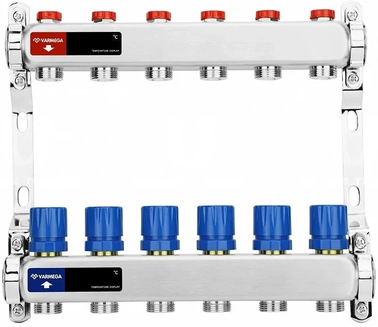 Для отопления VARMEGA VM15506 1", 6 x 3/4"EK