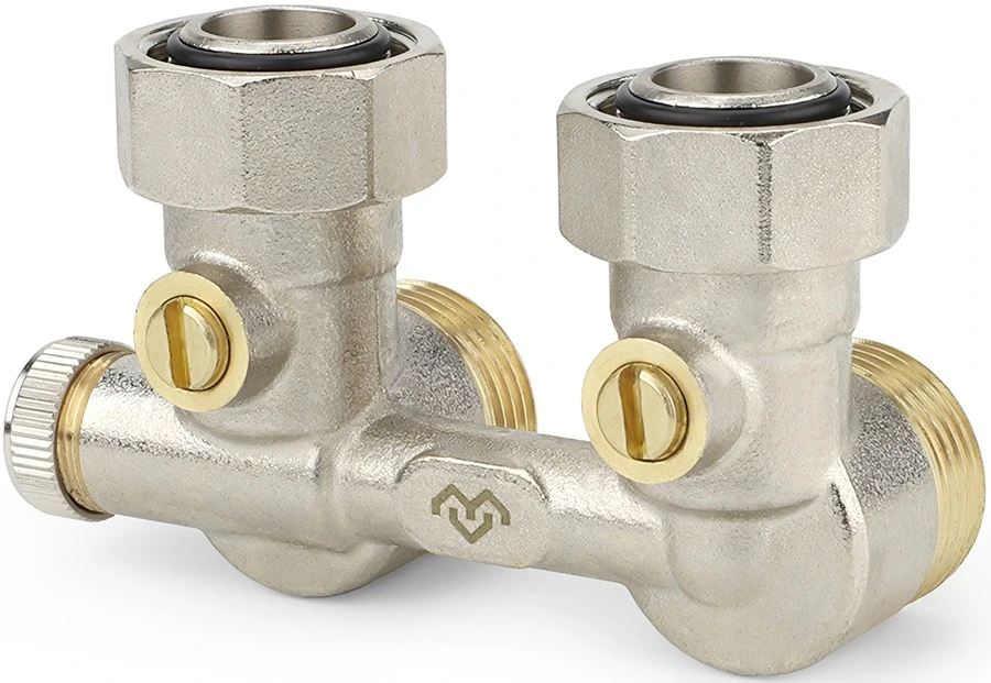 Двухтрубный узел нижнего подключения VARMEGA VM13801 3/4"EKх3/4"EK