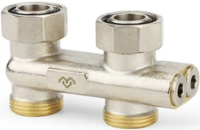 Двухтрубный узел нижнего подключения VARMEGA VM13951 3/4"EKх3/4"EK
