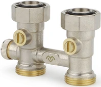 Двухтрубный узел нижнего подключения VARMEGA VM13851 3/4"EKх3/4"EK