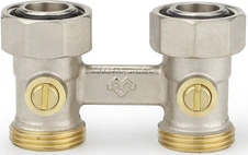 Двухтрубный узел нижнего подключения VARMEGA VM14111 3/4"EKх3/4"EK
