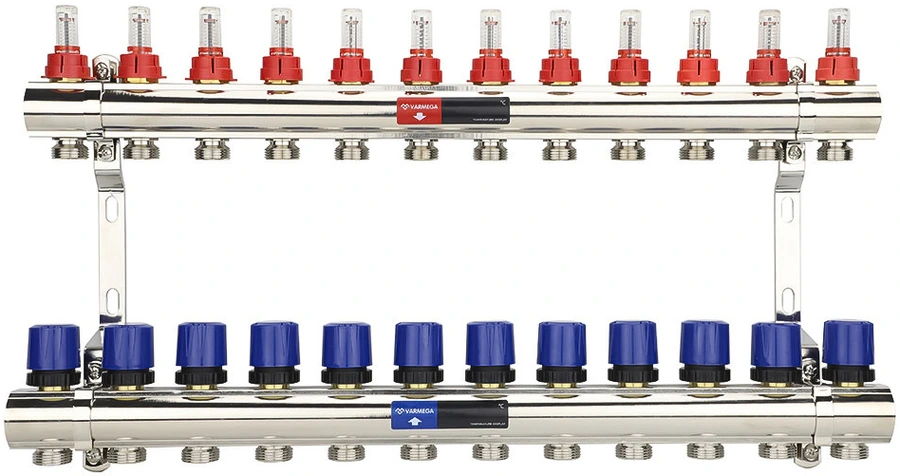 Для отопления VARMEGA VM15412 1", 12 x 3/4"EK