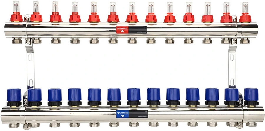 Для отопления VARMEGA VM15413 1", 13 x 3/4"EK