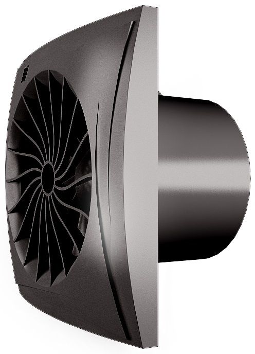 Вытяжка для ванной Zernberg Lazurit 100 gloss black фото#2