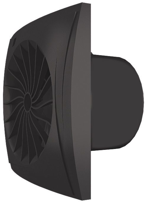 Вытяжка для ванной Zernberg Lazurit 100 matte black фото#2