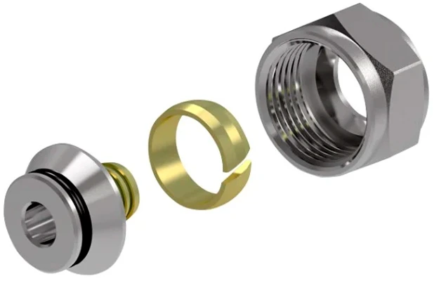 Фитинг коллекторный Royal Thermo 20х2,0 мм "евроконус", 3/4" (RTE 09.020)