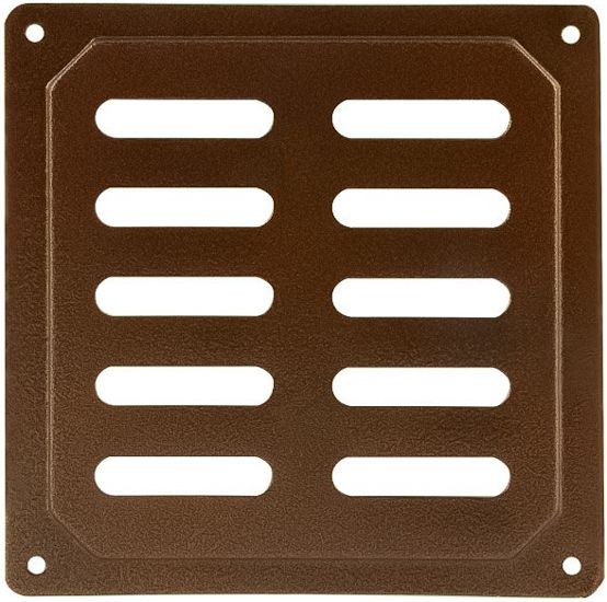 Металлическая VANVENT Колор 100x100 мм медь (не регулируемая)