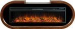 Линейный электрокамин Royal Flame Soho 60 (орех) с очагом Vision 60 LOG LED