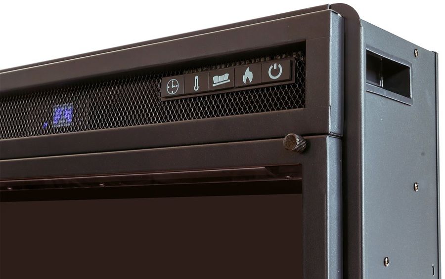 Линейный электрокамин Royal Flame Line 42 (орех) с очагом Vision 42 LOG LED фото#5