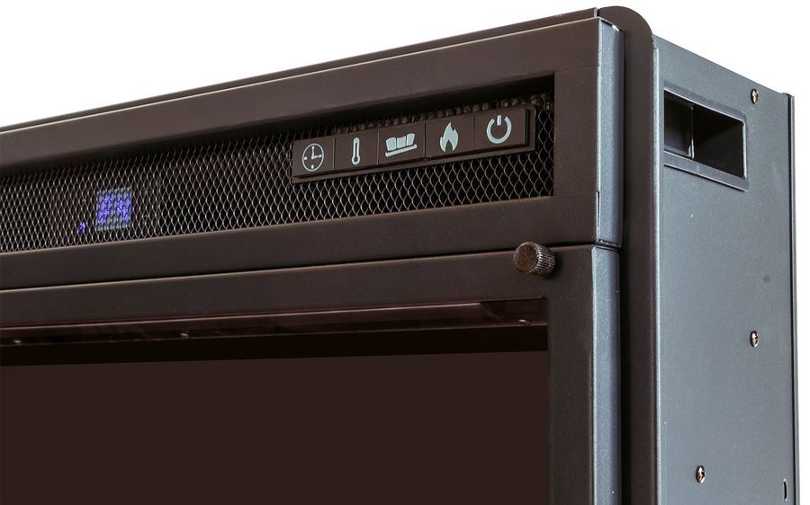 Линейный электрокамин Royal Flame Line 60 (орех) с очагом Vision 60 LOG LED фото#6