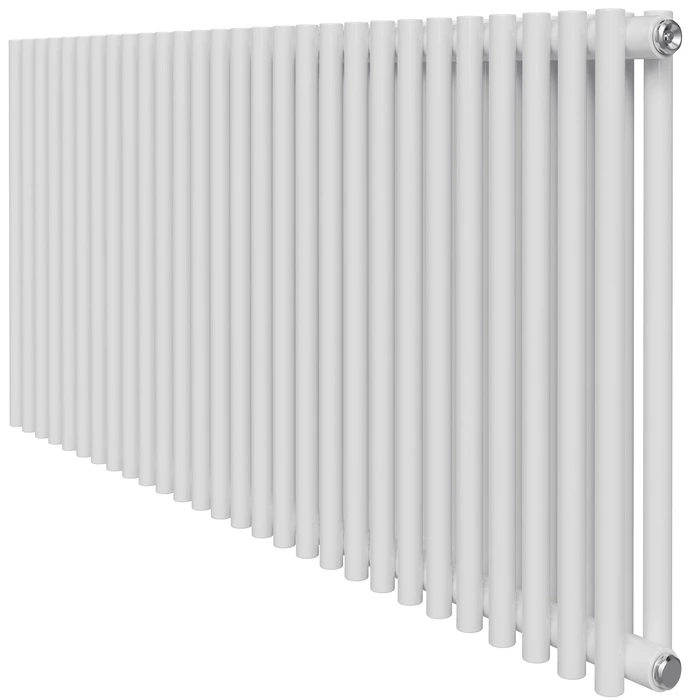 Стальной трубчатый радиатор 2-колончатый Royal Thermo Shift R22 C2050 - 32 секц. RAL9016, боковое 1/2