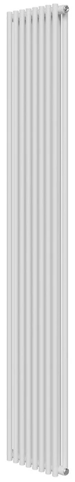 Стальной трубчатый радиатор 2-колончатый Royal Thermo Shift R22 C2180 - 08 секц. RAL9016, боковое 1/2