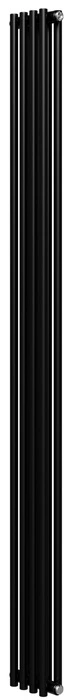 Стальной трубчатый радиатор 2-колончатый Royal Thermo Shift R22 C2180 - 04 секц. RAL9005m, боковое 1/2