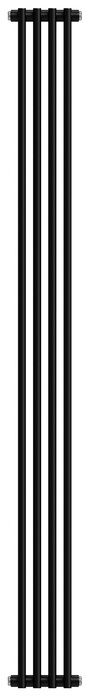 Радиатор отопления Royal Thermo Shift R22 C2180 - 04 секц. RAL9005m, боковое 1/2 фото#2