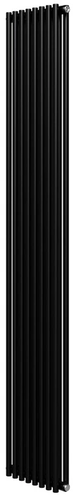 Стальной трубчатый радиатор 2-колончатый Royal Thermo Shift R22 C2180 - 08 секц. RAL9005m, боковое 1/2