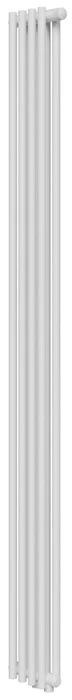 Стальной трубчатый радиатор 2-колончатый Royal Thermo Shift R22 VC2180 - 04 секц. RAL9016, нижнее 1/2