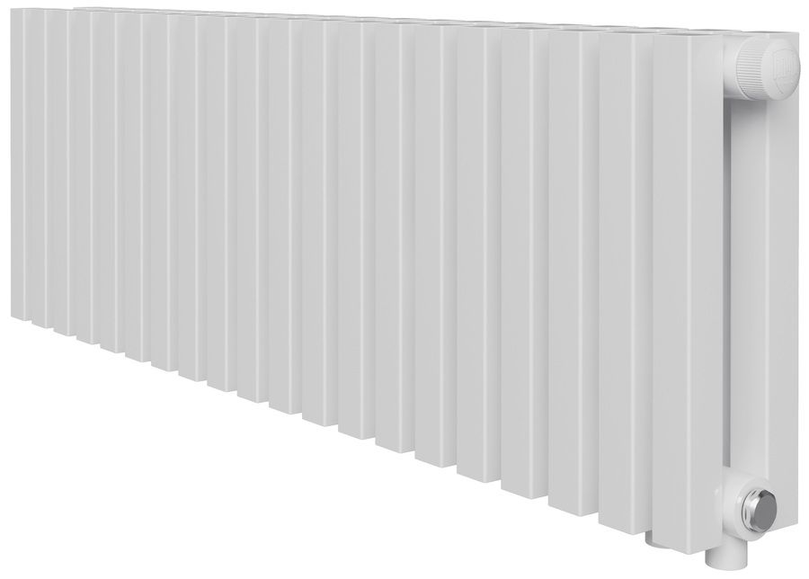 Радиатор отопления Royal Thermo Shift Q30 VC2030 - 20 секц. RAL9016, нижнее 1/2